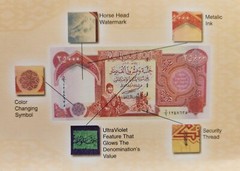 Iraqi dinar 200,000 UNCIRCULATED Notes ( 8 x 25,000 ) *Authentic FREE 250 dinar!