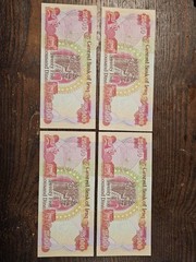 25,000 Iraqi Dinar Banknotes (25K IQD) Lot Of 4- Authentic Currency