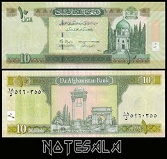 AFGHANISTAN SET 7 Pcs 1, 2, 5, 10, 20, 50 & 100 AFGHANIS 2002-2019 NEW-UNC