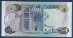 Iraq Republic 1 Dinar, 1973, P 63b, XF+