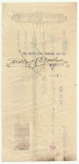 Judaica Palestine Old Promissory Note Company for Jaffa Fruits 1933