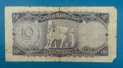 IRAQ 10 DINARS NOTE FROM 1959, P55