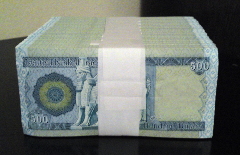 5,000 New Iraqi Dinar 10 X 500 Dinar Notes Unc. – Wholesale Money Iraq Currency