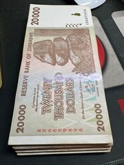 Zimbabwe 20000 Thousand Dollars Banknote, A+++ CIRCULATED Currency 2008, P-73