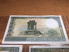 1988 50 Livres Lebanon Banknote World Paper Money Uncirculated Lot of 3 Billd