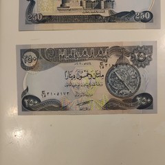 Authentic Iraqi Dinar Currency, 10 X 250 Banknote UNCIRCULATED IQD Series 2003