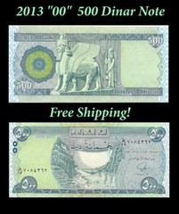 Iraqi Dinar 15,000 30 X 500 Dinar Notes Unc Currency Iraq Money Bank Notes