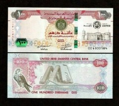 United Arab Emirates 100 DIRHAMS P-34 2018 UAE Commemorative UNC 15th Any Zayed