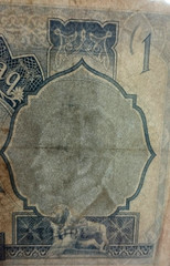 IRAQ 1 DINAR 1959 P48 KING FAISAL II RARE