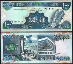 LEBANON 🇱🇧 P69* 1000 LIVRES* ND 1988/1992* UNC GEM* USA SELLER