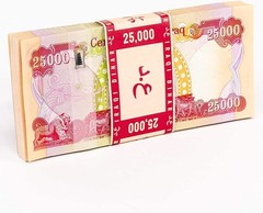 IRAQI DINAR 1/5 Million 200,000 8x 25000 UNC Verified & Guaranteed AUTHENTIC $