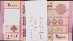 Group of 2019 Lebanon Bank Wrapped 20,000 Livres Notes