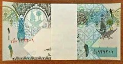 Qatar 1 RIYAL P-28 2015 ND Qatari Native BIRD UNC World Currency Money NOTE