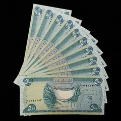 5,000 IRAQI DINAR (10) 500 NOTE UNCIRCULATED!! AUTHENTIC! IQD!