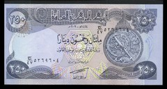 Iraqi Dinar 2500 10 X 250 Dinar Notes Iraq Crisp Uncirculated Foreign Currency