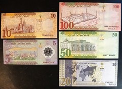 SAUDI ARABIA 20 RIALS 2020,1999 , BRUNEI 20 A/1 2007 UNC Commemorative