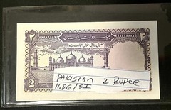 Pakistan 2 RUPEES P-37 1999 STAR MOON UNC Pakistani World Currency Money NOTE