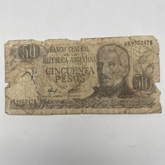 Banknote, Argentina, 50 Pesos Argentinos, Undated (1983-85) BK1