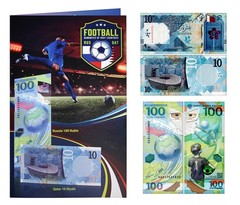 Football Collection Folder-Card 2 Pcs Set, 2018-2020, P-34a.1-280, UNC, w/ COA