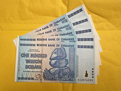 LOT OF 5 🇿🇼 ZIMBABWE 100 TRILLION DOLLAR AA/2008 🔥 PRE-ORDER, SHIPS 11/15/25