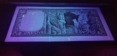 RARE 5 Lebanon Liban 1980s UNC Banknotes: 1 Livre + 5, 10, 50 and 250 Livres