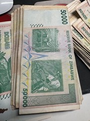 Zimbabwe 50000 Thousand Dollars, CIRCULATED Currency 50000, 2008, P-74a