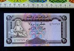 ( USA1.01) , Yemen Banknote , ( New UNC ) , 20 Rials .