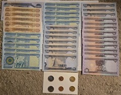 Iraqi Dinar : 1-5,000 + 5-1,000 + 10-500 + 10-250 + 10-50 + 6 coins Buy It Now!