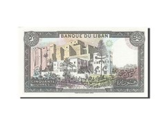 [#262363] Banknote, Lebanon, 50 Livres, 1964-1978, 1988, KM:65d, UNC(63)