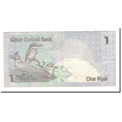 [#142289] Banknote, Qatar, 1 Riyal, KM:20, VF(30-35)
