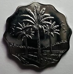 Iraqi Bankenotes And Coins, The 1 Fils ,10 Fils Coins Are UNC, Others About UNC