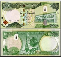 100,000 IRAQI DINAR 10x 10,000 2020 Guaranteed Iraq Dinars UNCirculated COA 🇮🇶