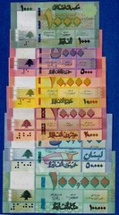 Lebanon Full Set – 1000 2000 5000 20000 50000 100000 LIVRES (2014-2022) P90-95