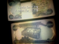 1 Pcs x 5,000 IRAQ DINAR / Central Bank New Type Note / 5000 Iraqi Dinars Cir