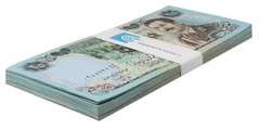 Iraq 25 Dinars, 1986 (AH1406), P-73a, UNC X 100 PCS Bundle Pack