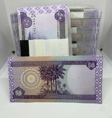 50 IRAQI DINAR 1 X 50 AUTHENTIC Guarantee Uncirculated Iraq Verified Banknote
