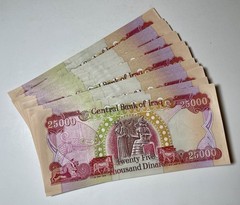 25000 x 40 Iraqi Dinars (1,000,000) Uncirculated Banknotes Central Bank Of Iraq