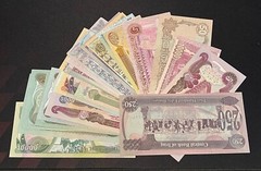 IRAQ 36 Banknotes 1980s-2000s, Mostly UNC Grade, Good Variety of Denominations.