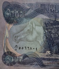 5000 IRAQI DINAR Note Central Bank of Iraq 5,000 Dinar IQD Currency