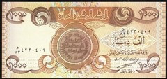 [UNC] 2003 Iraq 1000 Dinars P-93a [B3]