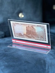 Lebanon Banknote series – Full Collection – 1 lira to 250 in Plexi stands – BDL