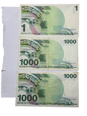 Israel Rambam 1983 & 1986 Banknotes Lot – 1000 Sheqalim×2 + 1 NIS | Maimonides