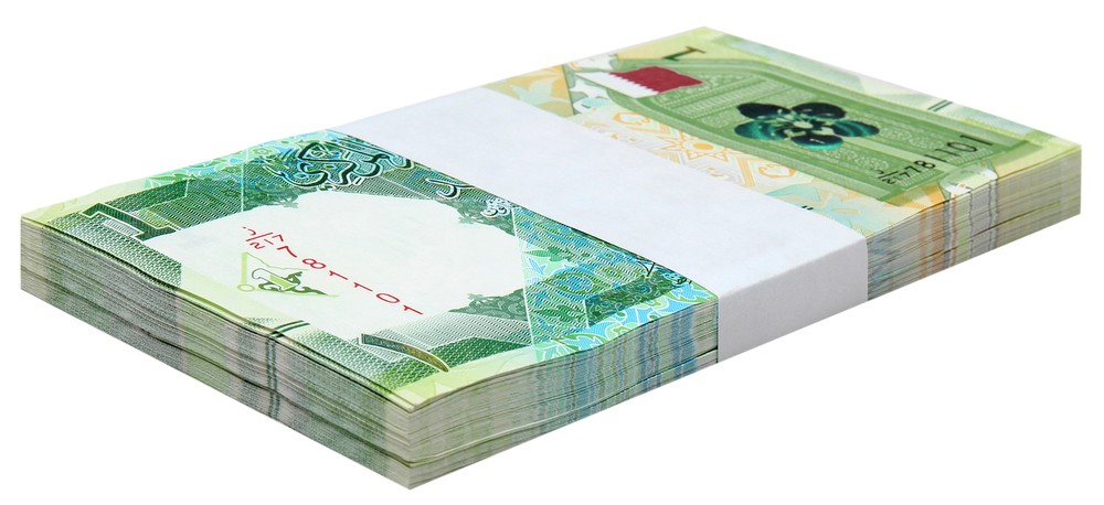 Qatar 1 Riyal, 2022, P-32a.2, UNC X 100 PCS Bundle Pack