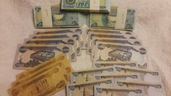 194,750 IRAQI DINAR (300)×500s,(8)×5,000s,(3)×1,000s,(7)×250s