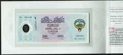 Kuwait 1 Dinar 2001, UNC, 5 Pcs LOT, P-CS2, Polymer, With FOLDER/Envelope, Comm.