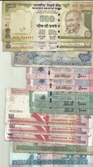 ASIA LOT 12 NOTES. INDIA-VIETNAM-LEBANON- AFGHANISTAN. 9RW 29GEN
