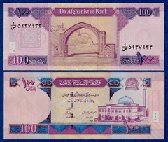 AFGHANISTAN 100 AFGHANIS 2010 – SH 1389 P-75b UNC Banknote