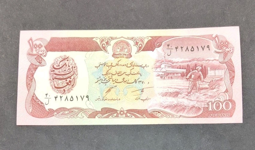 1993 Afghanistan 100 Afghanis Unc 4285179