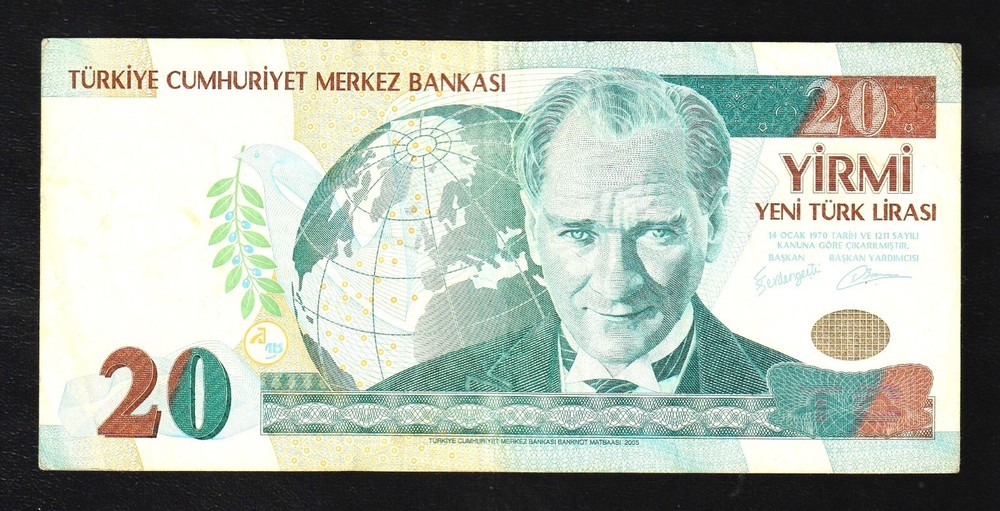 Turkey, 20 YTL , (2005-2010), P-219, *  ATATÜRK *I 50 BANKNOTE