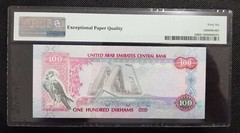 2018 UNITED ARAB EMIRATES 100 DIRHAMS “YEAR OF ZAYED” COM. PMG 66 EPQ GEM UNC